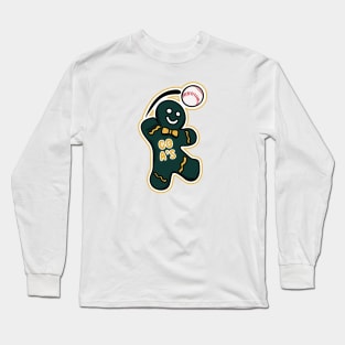 Oakland Athletics Gingerbread Man Long Sleeve T-Shirt